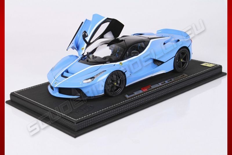 BBR Models  Ferrari #     Ferrari LaFerrari - BABY BLUE - Baby Blue