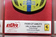 BBR Models 2011 Ferrari 43 FERRARI 430 GT2 - KROHN Racing #57 - 20/20 Green