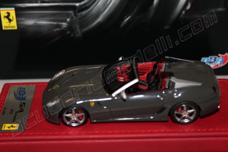 BBR Models 43 Ferrari 599 SA Aperta - SILVERSTONE GREY