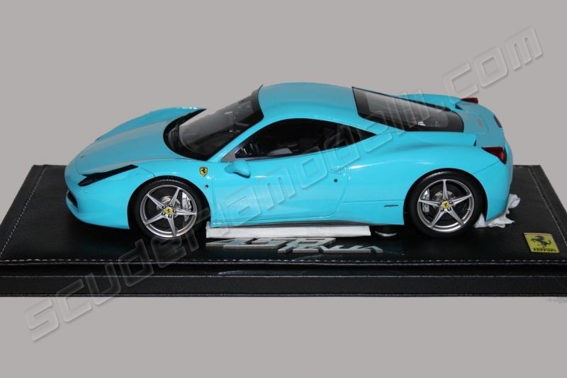 BBR Models Ferrari 458 ITALIA - BABY BLUE - - Scuderiamodelli by ...