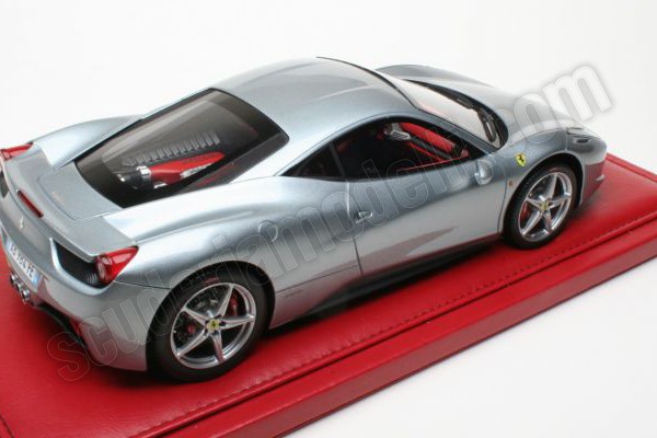BBR Models Ferrari 458 ITALIA - TITANIUM GREY - - Scuderiamodelli