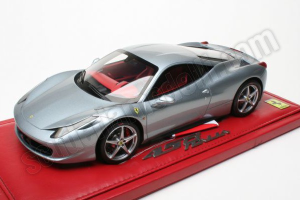 BBR Models Ferrari 458 ITALIA - TITANIUM GREY - - Scuderiamodelli