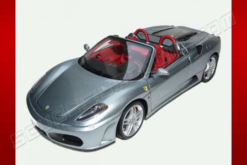 BBR Models Ferrari F430 Spider - TITANIUM SILVER