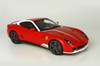 BBR Models 2011 Ferrari Ferrari 599 HGTE Alonso Edition - RED F1 - DISPLAY - Red F1