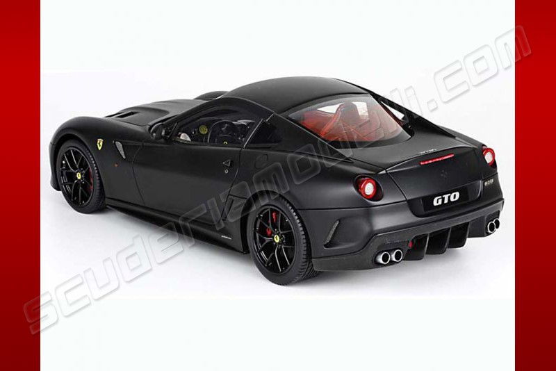 BBR Models Ferrari 599 GTO - BLACK MATT - - Scuderiamodelli by Robert