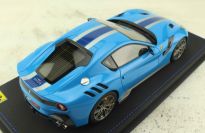 BBR Models  Ferrari #               - Ferrari F12 TDF - LIGHT BLUE / BLACK Light Blue
