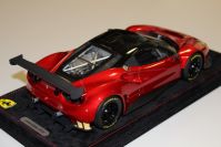 BBR Models 2016 Ferrari Ferrari 488 GTE - RED FIRE / BLACK ROOF Red Metallic