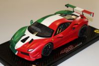 BBR Models  Ferrari Ferrari 488 Challenge - ITALIA MATT - 1/1 - Red / White / Green