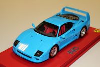 BBR Models  Ferrari Ferrari F40 - LIGHT BLUE - Light Blue
