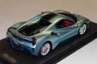BBR Models  Ferrari Ferrari 488 PISTA Spider CLOSED ROOF - LIGHT BLUE MET - Light Blue