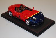BBR Models  Ferrari Ferrari SP2 Monza - LECLERC - Red / Blue / Yellow