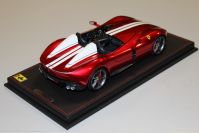 BBR Models  Ferrari Ferrari SP2 Monza - ROSSO FUOCO - Red Metallic