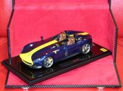 BBR Models  Ferrari Ferrari Monza SP2 - BLUE TDF - #01 - CARBON Blue Tour de France