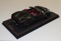 BBR Models  Ferrari Ferrari F8 Spider - MATT BLACK - Black Matt
