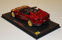 BBR Models  Ferrari Ferrari 812 GTS - ROSSO FIORANO / GOLD - Red Matt