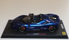 BBR Models  Ferrari Ferrari SF90 Spider - BLUE ELETTRICO - Blue metallic