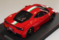 BBR Models 2013 Ferrari Ferrari 458 Speciale - RED / ITALIAN FLAG - Rosso Corsa