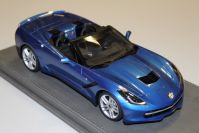 BBR Models 2014 Corvette Corvette Stingray Convertible - LAGUNA BLUE - Blue metallic