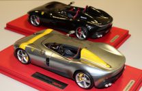 BBR Models  Ferrari Ferrari MONZA COUPLE - SP1 / SP2 Black / Silver
