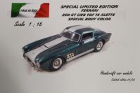 MG Model  Ferrari Ferrari 250 GT LWB TDF - GREEN / SILVER - #01/02 Red Matt