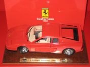 Bburago 1984 Ferrari Ferrari Testarossa - RED DE LUXE - Red