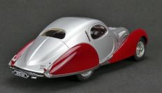 CMC Exclusive 1937 Talbot Talbot-Lago Coupé T150 C-SS - SILVER / RED - Silver / Red