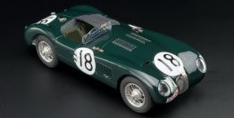 CMC Exclusive 1954 Jaguar Jaguar C-Type - 24h France Winner #18 - Green