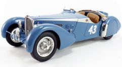 CMC Exclusive 1938 Bugatti BUGATTI 57SC Corsica 1938 Sport Version Blue Azzuro