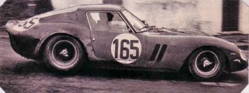 TMP Line 1963 Ferrari Decal 250 GTO Tour de France 1963 #165 Red