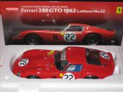Kyosho 1962 Ferrari Ferrari 250 GTO - #22 LE MANS - Red