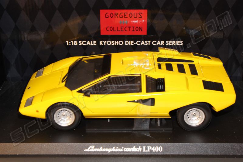 Kyosho Lamborghini Countach LP400 - YELLOW - - Scuderiamodelli by