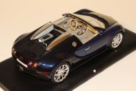 MR Collection 2005 Bugatti Bugatti Veyron 16.4 Grand Sport - BLACK BLUE / BLUE - Black Blue / Black