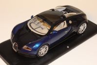MR Collection 2005 Bugatti Bugatti Veyron 16.4 Grand Sport - BLACK BLUE / BLUE - Black Blue / Black