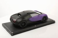 MR Collection 2010 Bugatti Bugatti Veyron Super Sport - MATT BLACK  / MATT VIOLET - Matt Black / Matt Violet