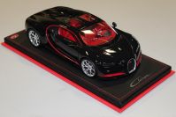 MR Collection  Bugatti Bugatti Chiron SKY View - NOCTURNE / RED - Black Metallic