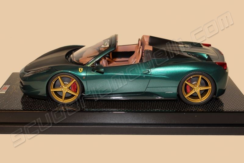 MR Collection Ferrari 458 Italia Spider - VERDE PINO - ONE OFF