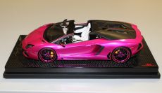 MR Collection  Lamborghini Lamborghini Aventador LP700-4 PIRELLI Roadster - PINK FLASH Pink Flash