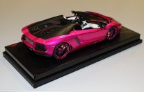 MR Collection  Lamborghini Lamborghini Aventador LP700-4 PIRELLI Roadster - PINK FLASH Pink Flash
