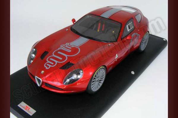 MR Collection Alfa Romeo Zagato TZ3 CORSA - RED METALLIC 