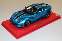 Ferrari F12 TDF - BLUE EMPEROR / BLACK SILVER STRIPE #1/3 [sold out]
