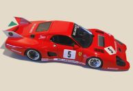 Garage Models 1984 Ferrari Ferrari 512 BBB - 1000 km Mugello #5 - Red
