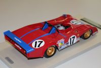 Tecnomodel 1973 Ferrari .Ferrari 312 PB Le Mans 1973  #17 Red