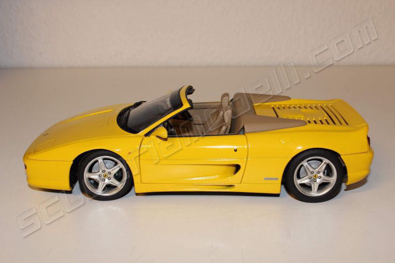 UT Models Ferrari F355 Spider - YELLOW / TAN - - Scuderiamodelli