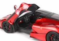 BBR Models  Ferrari Ferrari LaFerrari - ROSSO FUOCCO / BLACK Red Metallic