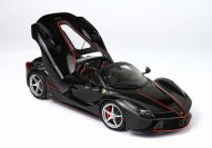BBR Models  Ferrari Ferrari LaFerrari Aperta - BLACK DAYTONA MET - Black Metallic