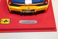 BBR Models  Ferrari Ferrari 458 Speciale A - HT - GIALLO TRISTRATTO - #01/99 Yellow Tristrato