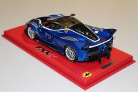 BBR Models  Ferrari Ferrari FXXK - BLACK METALLIC - #17 - Blue metallic