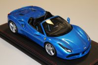 BBR Models 2015 Ferrari Ferrari 488 Spider - BLUE SPYDER MET - Blue metallic