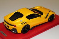 BBR Models 2015 Ferrari Ferrari F12 TDF - GIALLO TRISTRATO / BLACK WHEELS- Yellow Tristrato / Black
