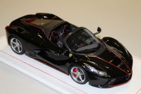 BBR Models 2016 Ferrari Ferrari LaFerrari Aperta - BLACK DAYTONA - Black